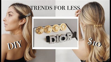 versace inspired hair clip